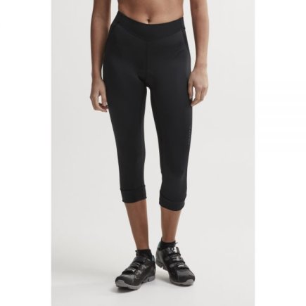 Велоштаны 3/4 Craft Rise Knickers Woman 1906077-999999 женские цвет: черный