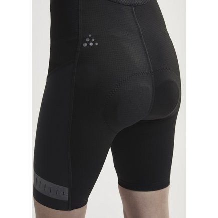 Велотріко Craft Hale Glow Bib Shorts 1907131-999000 жіночі колір: чорний / білий