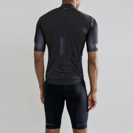 Велофутболка джерсі Craft Hale Glow Jersey Man 1907148-316698 колір: чорний