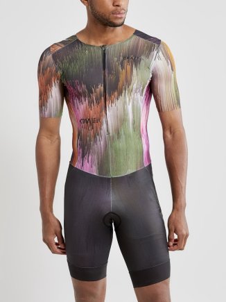 Костюм для триатлона Craft CTM Tri SS Suit Men 1908253-007999 цвет: черный/мультиколор