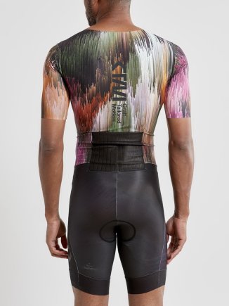 Костюм для триатлона Craft CTM Tri SS Suit Men 1908253-007999 цвет: черный/мультиколор