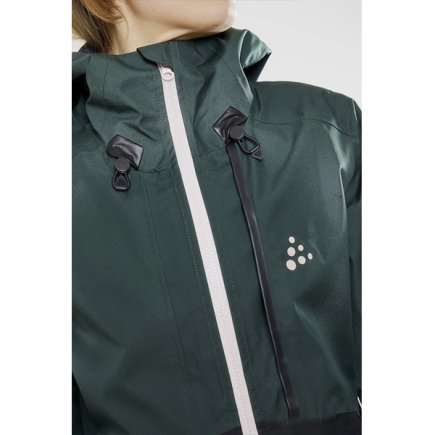Куртка Craft Shell Jacket 1908005-675000 жіноча колір: зелений / чорний
