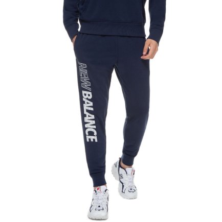 Спортивні штани New Balance ESSENTIALS SPEED MP03505NGO колір: темно-синій