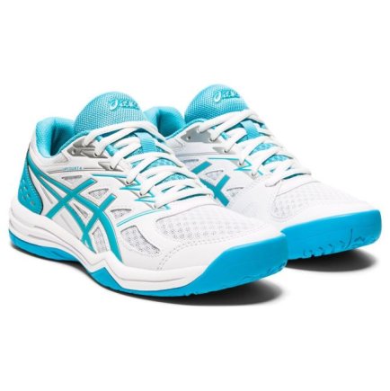 Кросівки ASICS UPCOURT 4 1072A055-101 жіночі колір: білий/блакитний