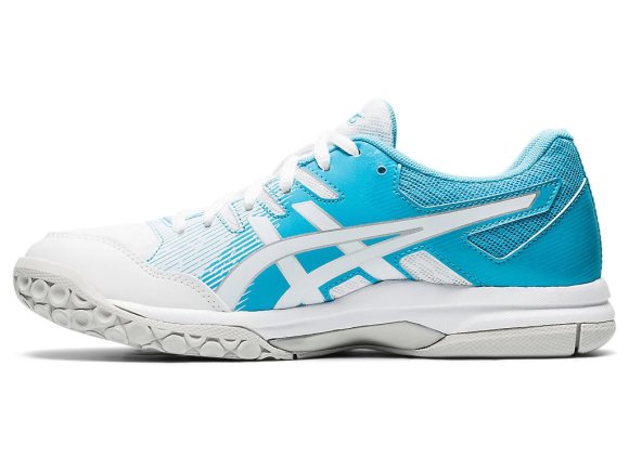 Кросівки ASICS GEL-ROCKET 9 1072A034-104 жіночі колір: білий/блакитний