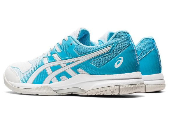Кросівки ASICS GEL-ROCKET 9 1072A034-104 жіночі колір: білий/блакитний