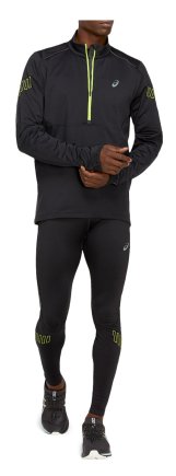 Кофта ASICS Lite-Show Winter 1/2 Zip Top 2011B060-001 колір: чорний