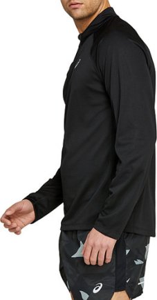 Кофта Asics ICON LS 1/2 ZIP 2011B053-001 колір: чорний