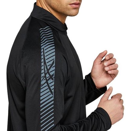 Кофта Asics ICON LS 1/2 ZIP 2011B053-001 колір: чорний