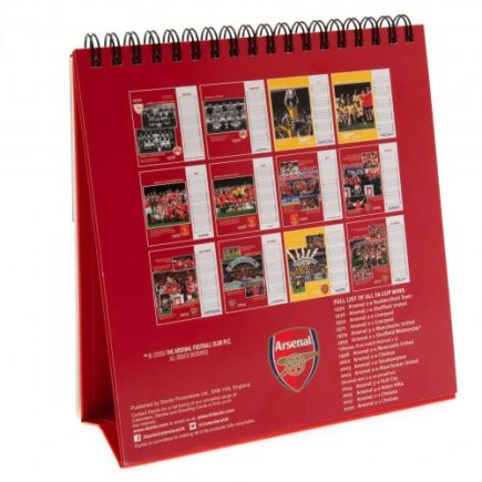 Календар Арсенал Arsenal F.C. 2021 г.