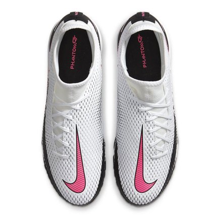 Сороконожки Nike Phantom GT Academy Dynamic Fit TF CW6666-006 женские цвет: белый - Официальная Продукция