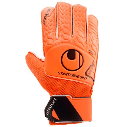 Воротарські рукавиці UHLSPORT STARTER RESIST 101116101 колір: помаранчевий/чорний