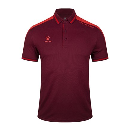 Футболка поло з коміром Kelme 3891068.9609 колір: бордовий