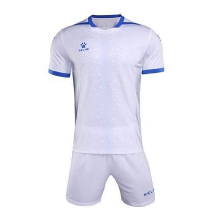 Комплект футбольной формы Kelme 3801098.9100 цвет: белый/синий