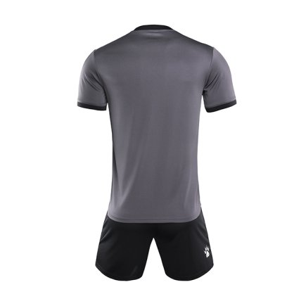Комплект футбольної форми Kelme 3801098.9201 колір: чорний/сірий