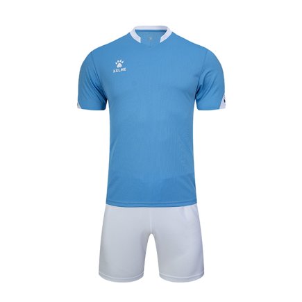 Комплект футбольної форми Kelme 3801099.9476 колір: блакитний/білий
