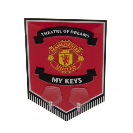 Металева ключниця Manchester United F.C. Metal Key Hook (тримач для ключів Манчестер Юнайтед)