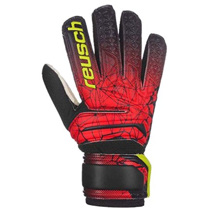 Воротарські рукавиці Reusch Fit Control RG Open Cuff Junior 3972615-705 колір: чорний/червоний
