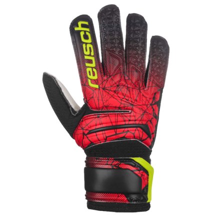 Вратарские перчатки Reusch FIT CONTROL SD OPEN CUFF JUNIOR 3972515-705 цвет: черный/красный