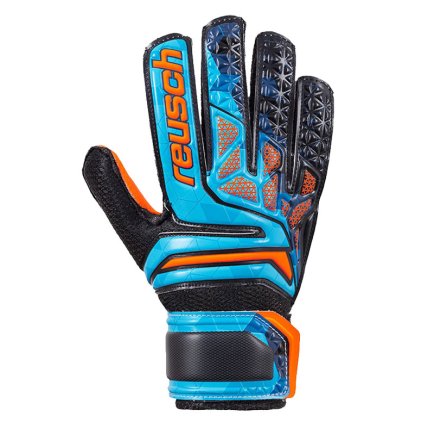 Вратарские перчатки Reusch Prisma SD Easy Fit Jr 3872005-998 цвет: черный/синий