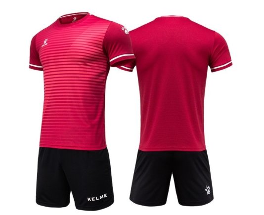Футбольна форма Kelme MALAGA 3803169.9691 дитяча колір: бордовий/чорний