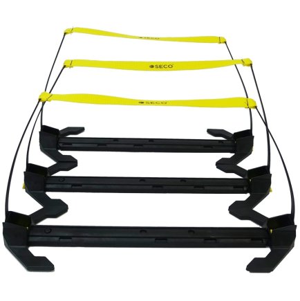 Барьер раскладной тренировочный беговой SECO 29,5 см цвет: желтый