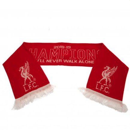 Шарф футбольный Ливерпуль Liverpool FC Champions Of Europe