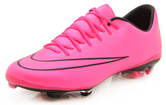 Бутсы Nike JR Mercurial VAPOR Х FG JR 651620-660 детские цвет: розовый (официальная гарантия)