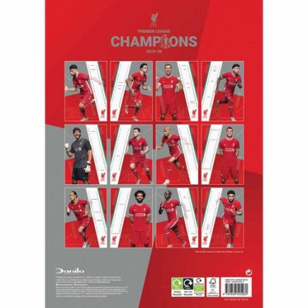 Календарь Ливерпуль Liverpool F.C. Calendar 2021