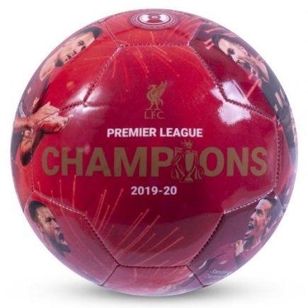 Мяч сувенирный Ливерпуль Liverpool FC Premier League Champions Football Signature RW размер 5