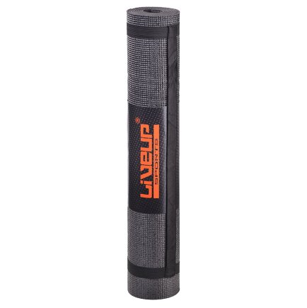 Коврик для йоги LiveUp Yoga Mat Total Black 180x61x0,4 см LS3231-04blk