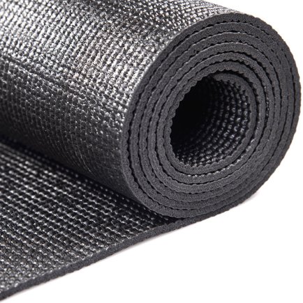 Коврик для йоги LiveUp Yoga Mat Total Black 180x61x0,4 см LS3231-04blk