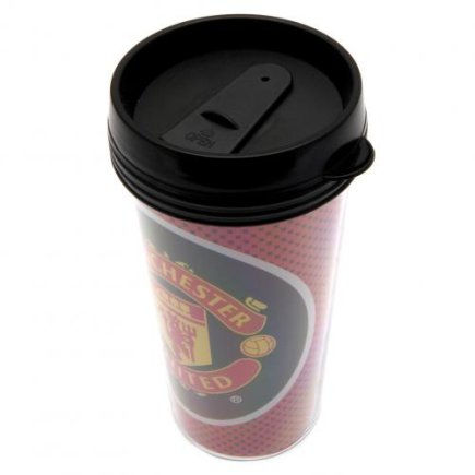 Стакан пластиковий для подорожей Manchester United F.C. Plastic Travel Mug (ємність для поїздок Манчестер Юнайтед) 500 мл