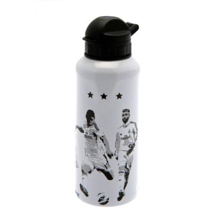 Бутылка для воды Real Madrid F.C. Aluminium Drinks Bottle PL (емкость для воды Реал) 400 мл