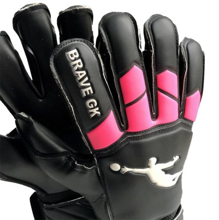 Вратарские перчатки Brave GK WINNER BLACK/PINK цвет: черный/розовый