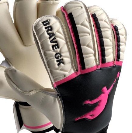 Воротарські рукавиці Brave GK PHANTOME колір: чорний/рожевий