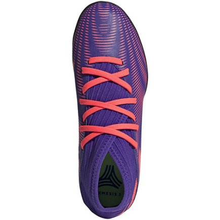 Сороконожки Adidas Nemeziz.3 TF Junior EH0576 подростковые цвет: фиолетовые