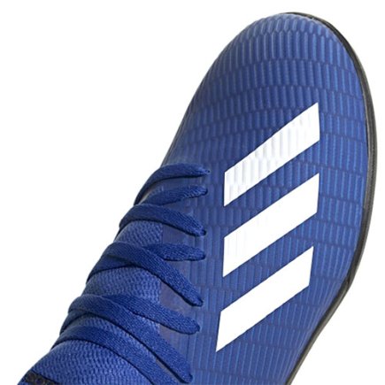 Сороконожки Adidas X 19.3 TF Junior EG7172 подростковые цвет: синий