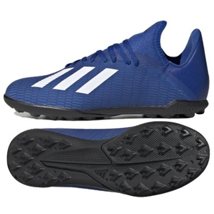 Сороконіжки Adidas X 19.3 TF Junior EG7172 подростковие колір: синій