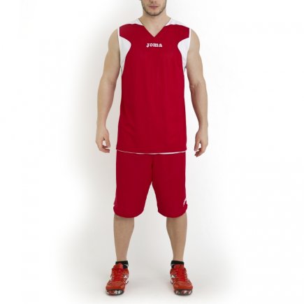 Баскетбольна форма Joma REVERSIBLE BASKET SET 1184.003 колір: червоний, білий