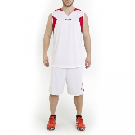Баскетбольная форма Joma REVERSIBLE BASKET SET 1184.003 цвет: красный, белый