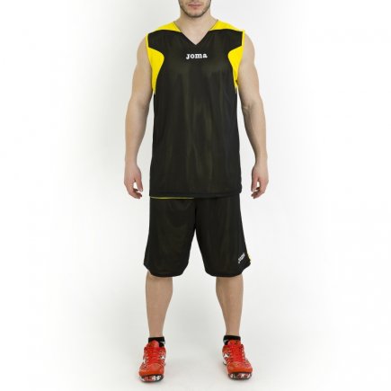 Баскетбольна форма двостороння Joma SET REVERSIBLE 1184.901 колір: жовтий/чорний