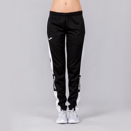 Спортивные штаны женские Joma CHAMPION IV WOMAN 900450.102 цвет: черный/белый