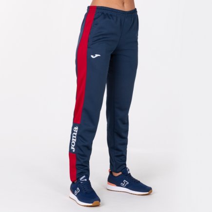 Спортивні штани жіночі Joma CHAMPION IV WOMAN 900450.306 колір: темно-синій/червоний