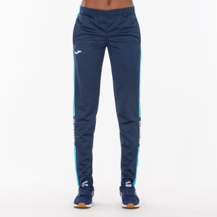 Спортивні штани жіночі Joma CHAMPION IV WOMAN 900450.342 колір: темно-синій/блакитний