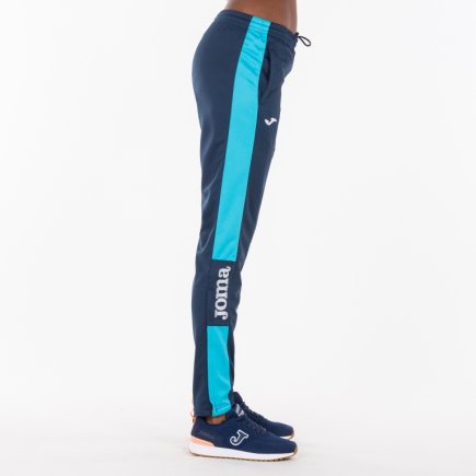 Спортивні штани жіночі Joma CHAMPION IV WOMAN 900450.342 колір: темно-синій/блакитний