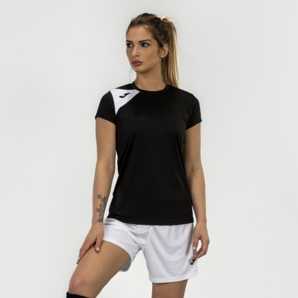 Футболка женская Joma SPIKE II 900868.102 цвет: черный/белый