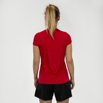 Футболка женская Joma SPIKE II 900868.601 цвет: красный/черный