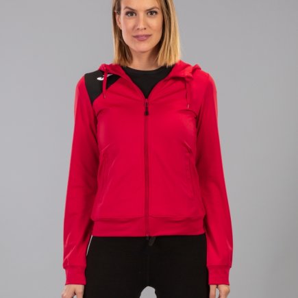 Куртка женская Joma SPIKE II 900869.601 цвет: красный/черный