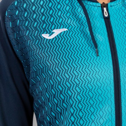 Спортивна кофта Joma SUPERNOVA 900891.342 жіноча колір: темно-синій/блакитний